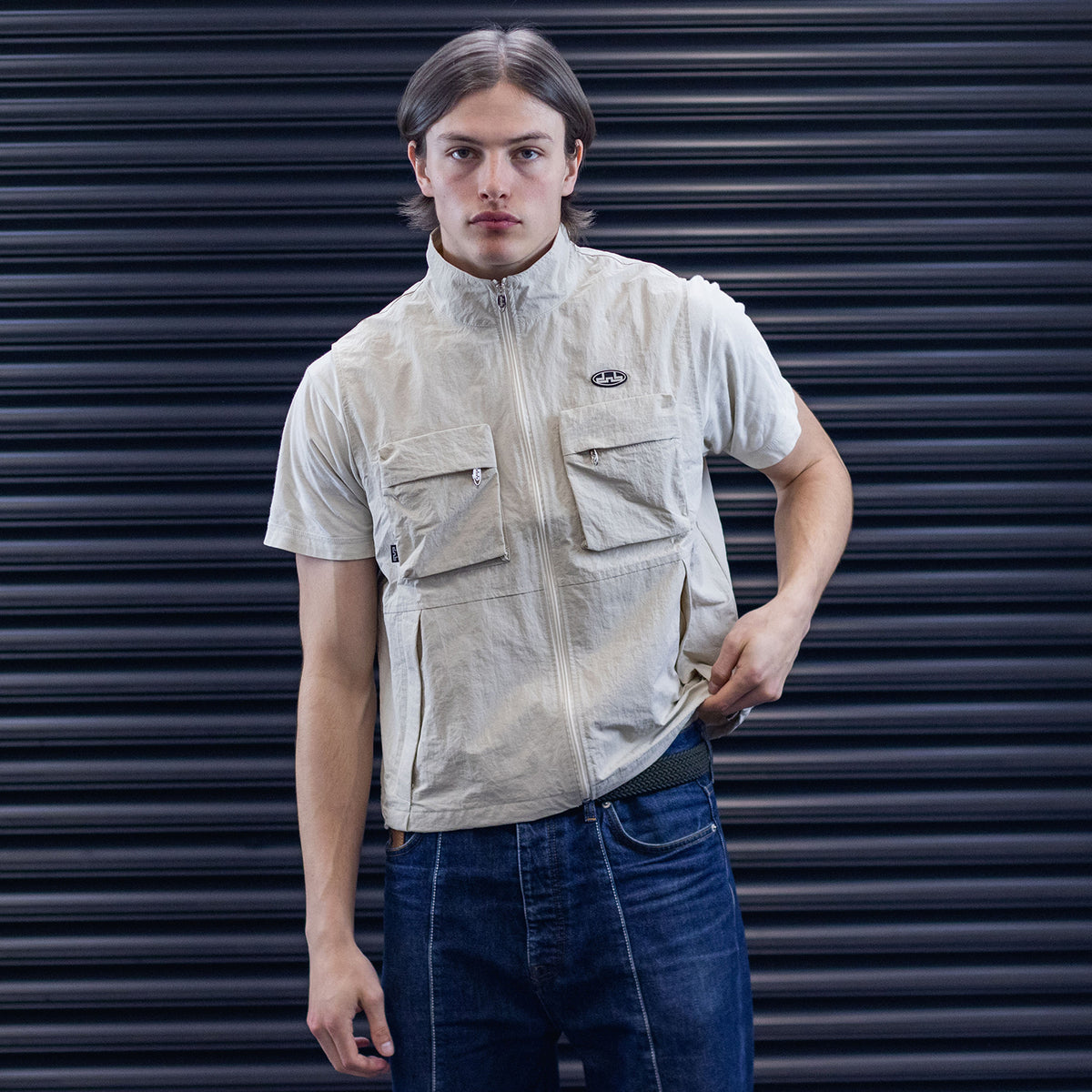 Utility Gilet – Cream