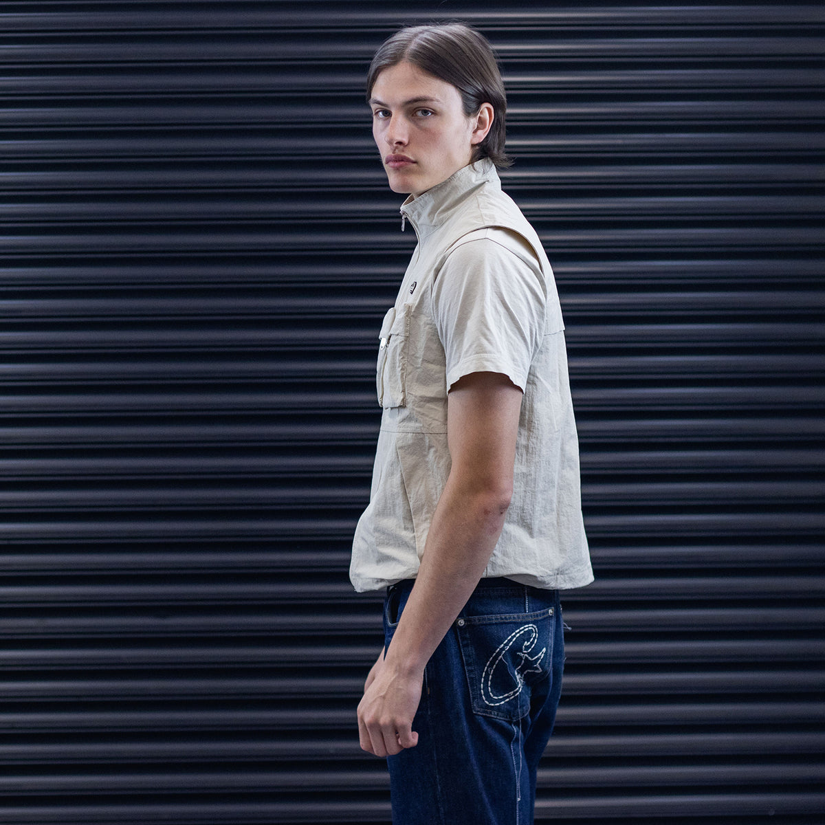 Utility Gilet – Cream