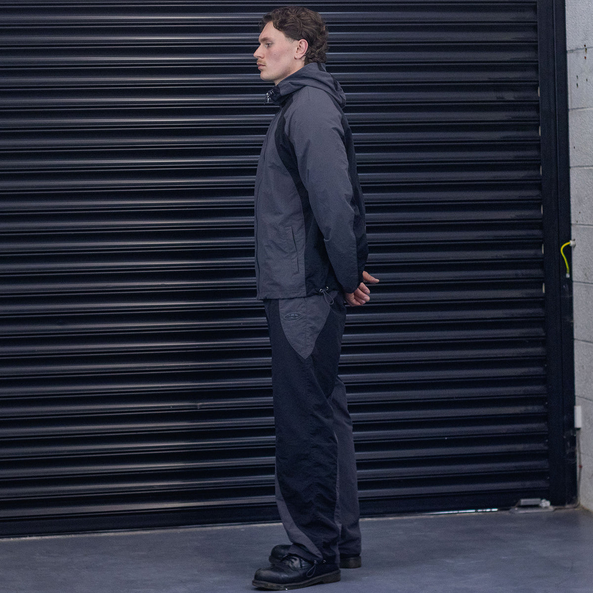 Nylon Joggers – Triple Black