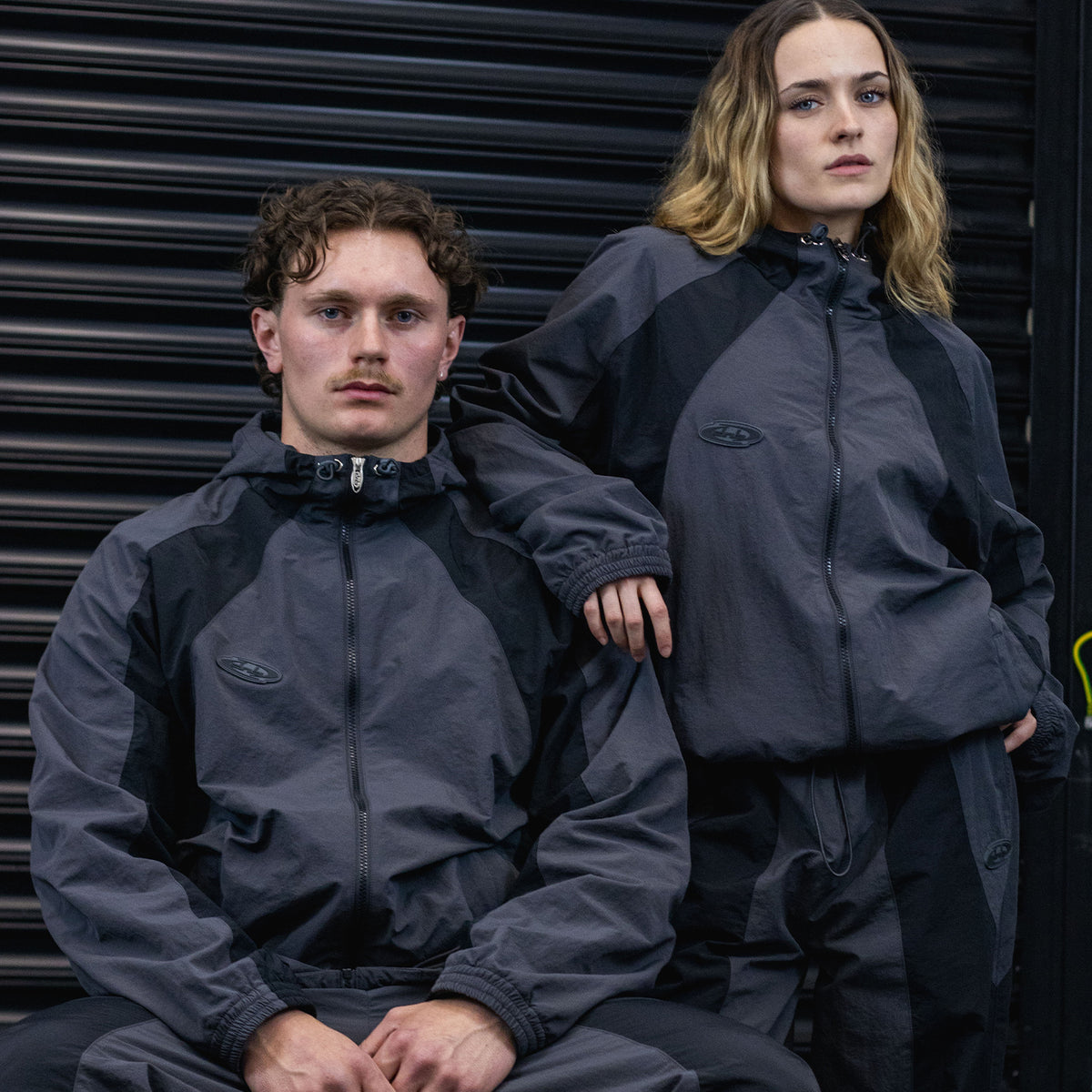 Nylon Joggers – Triple Black