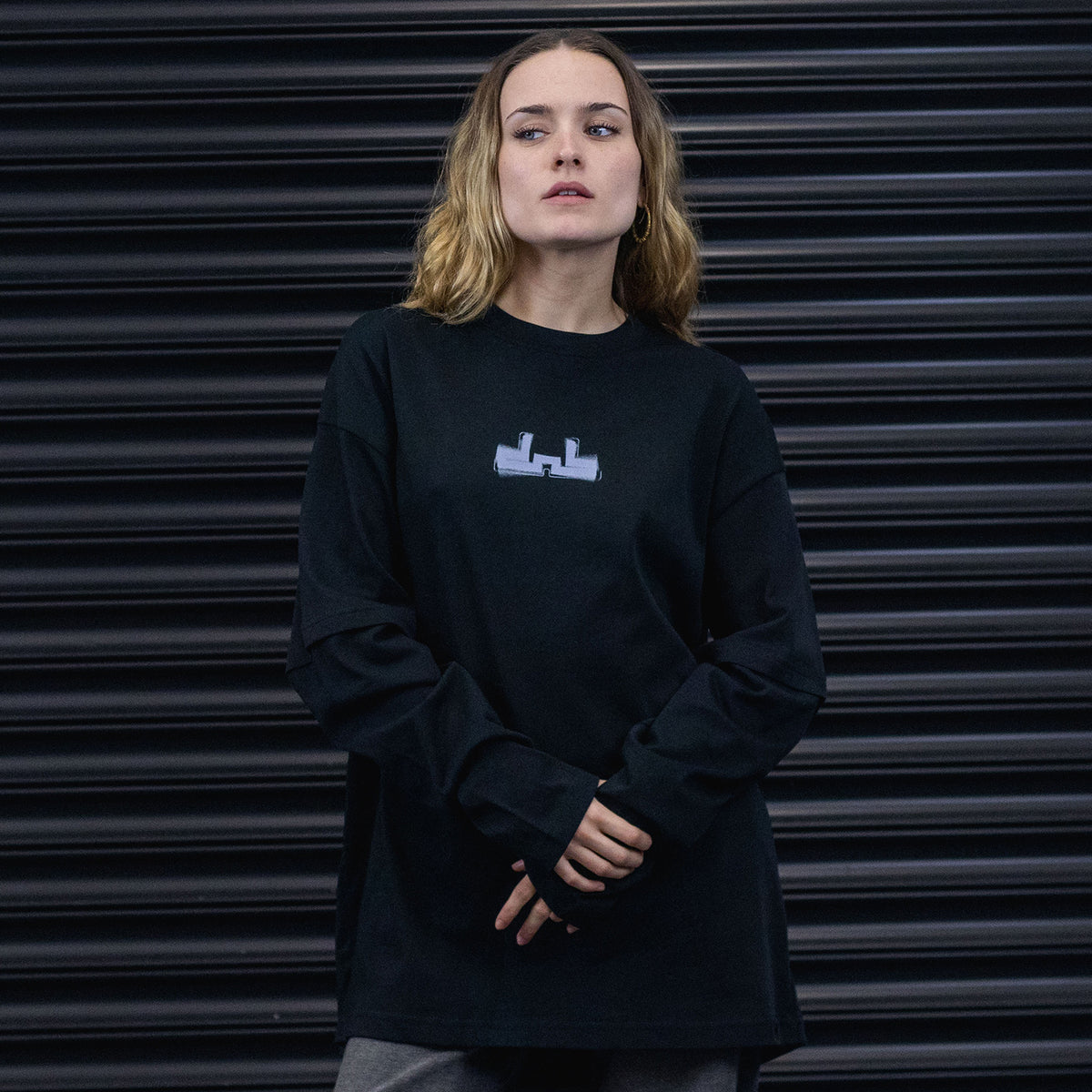 Shaken Long-Sleeve T-Shirt