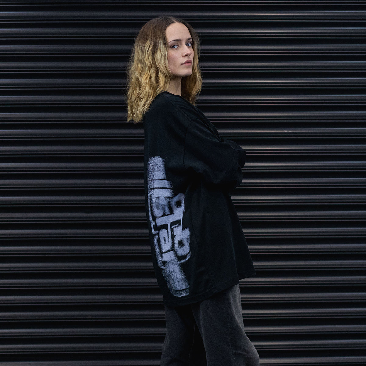 Shaken Long-Sleeve T-Shirt