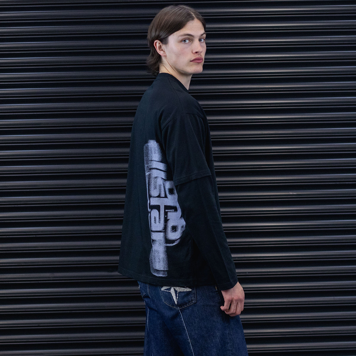Shaken Long-Sleeve T-Shirt