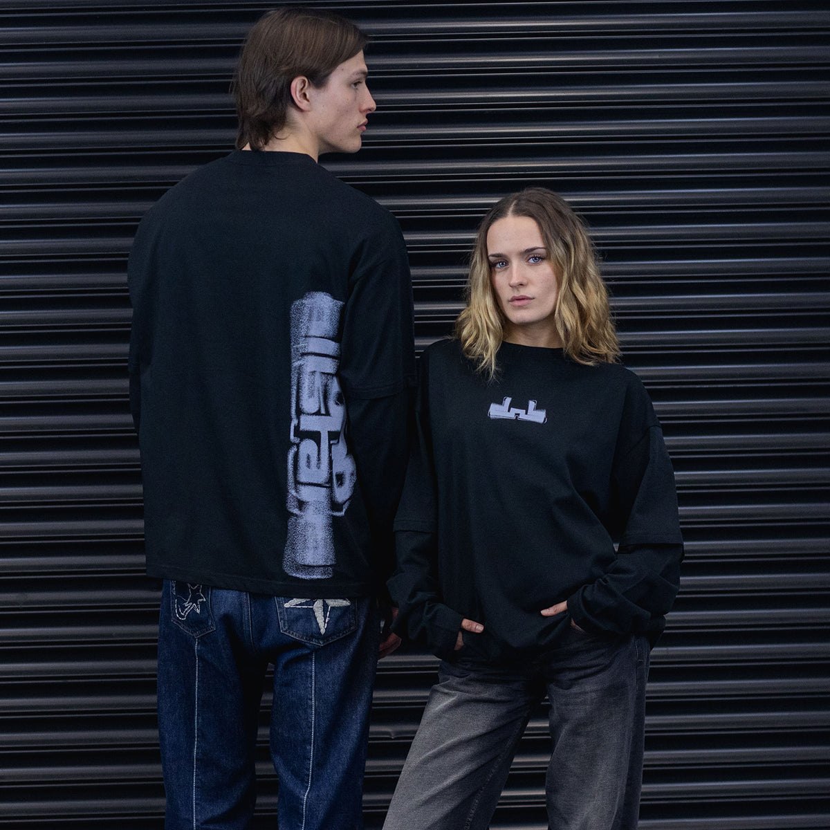 Shaken Long-Sleeve T-Shirt