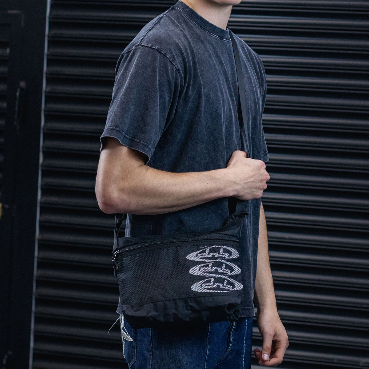 Multi-Logo Man Bag