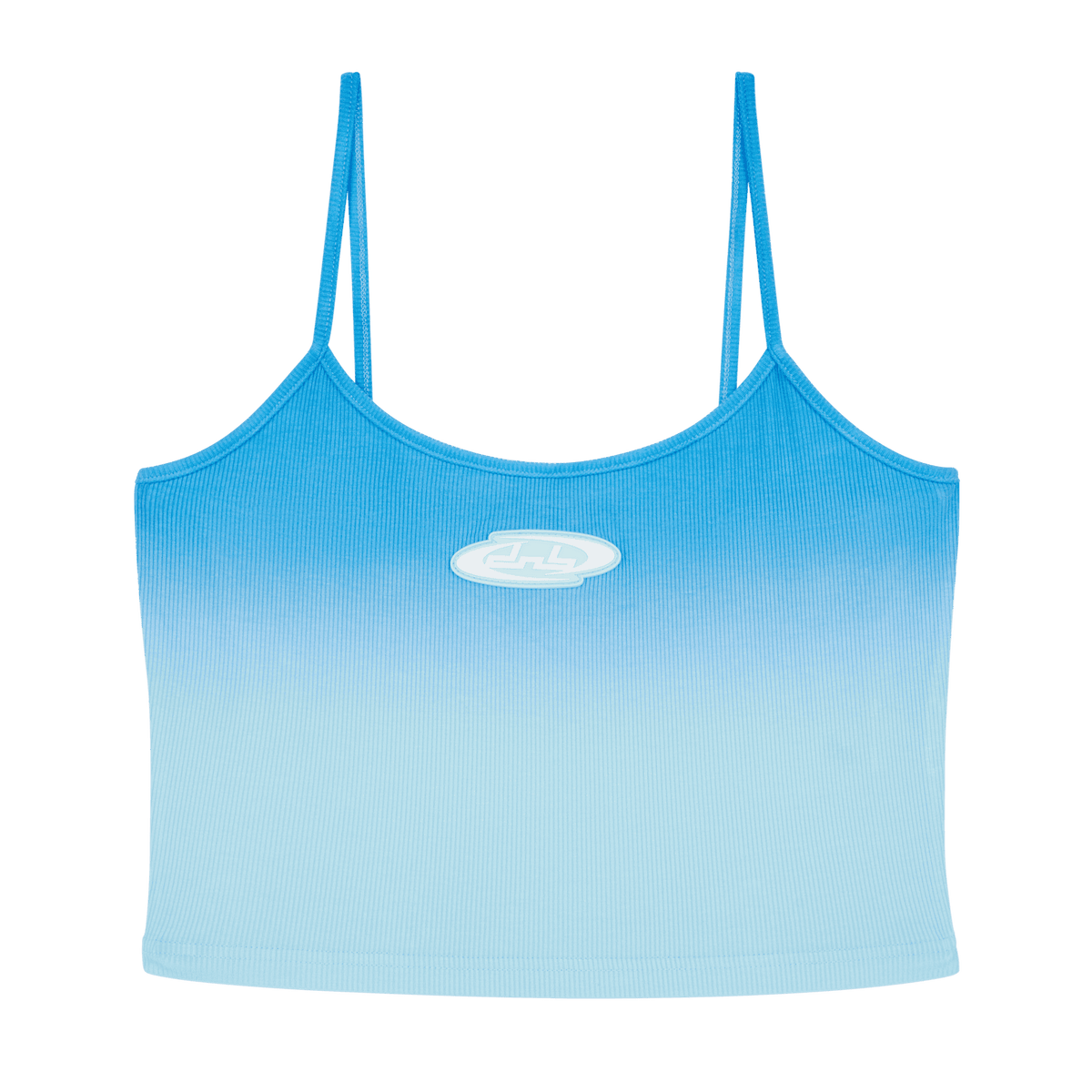 Strapped Crop Top – Blue