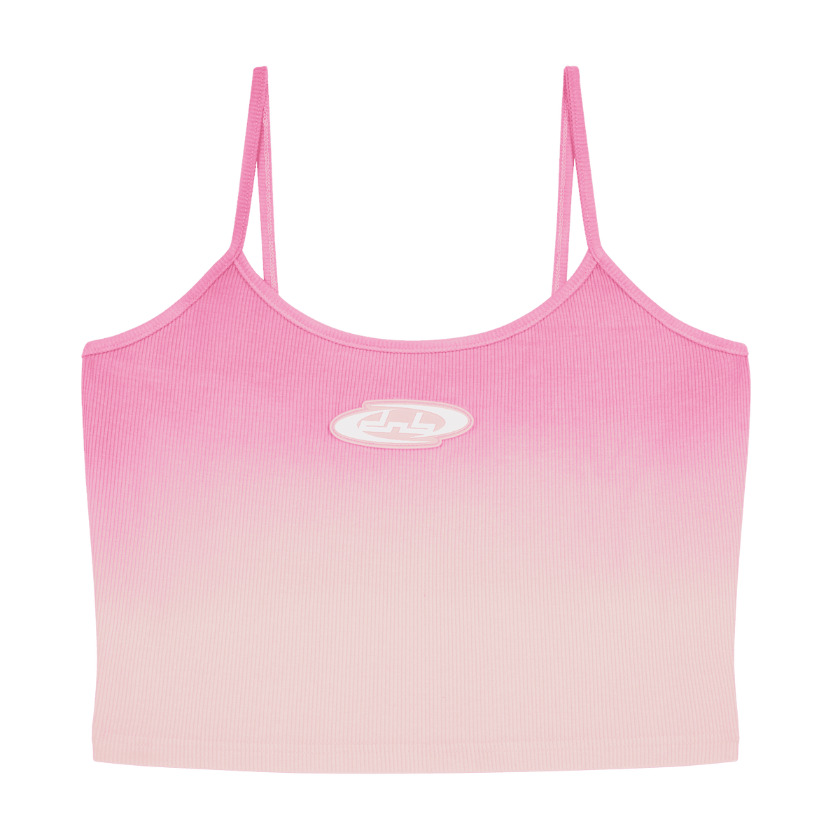Strapped Crop Top – Pink