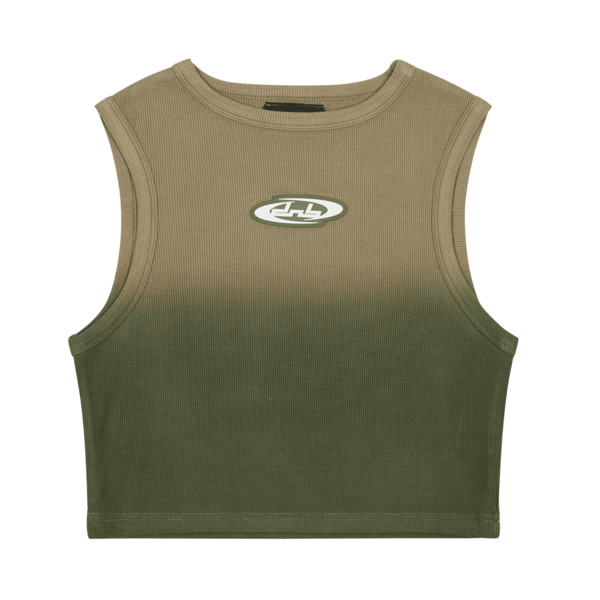 Halter Neck Crop Top – Khaki