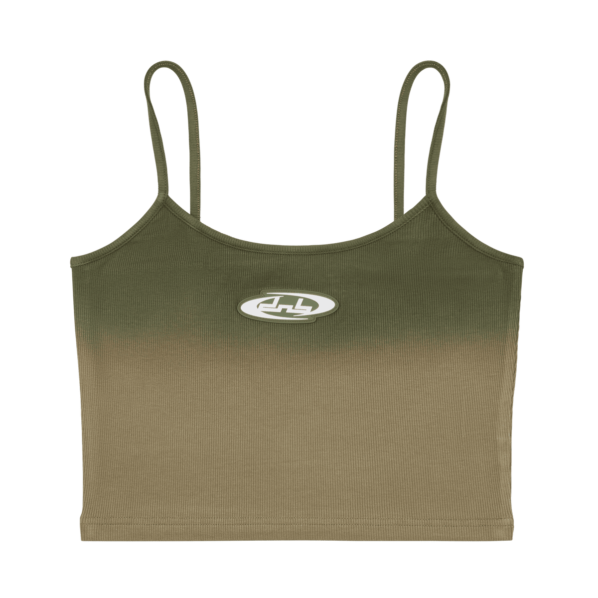 Strapped Crop Top – Khaki