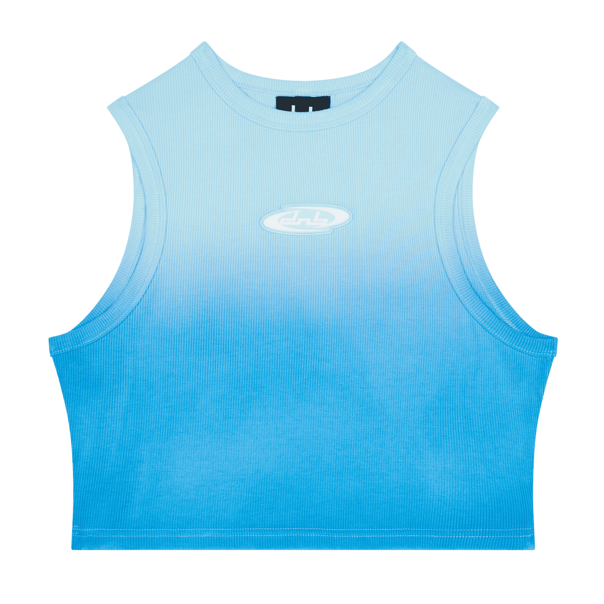 Halter Neck Crop Top – Blue