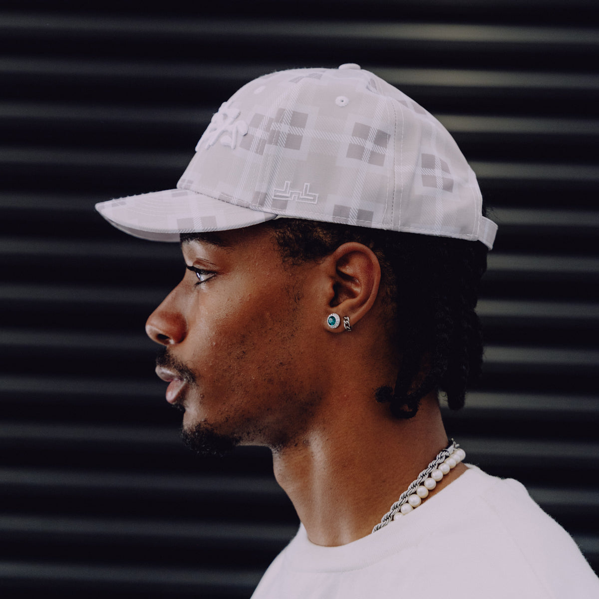 Tartan Cap – Cream