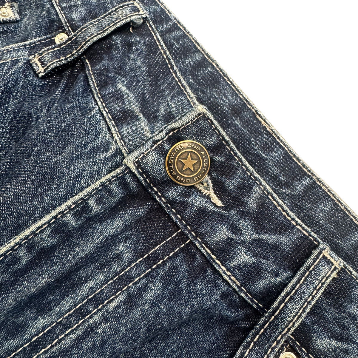 Washed Denim Jeans