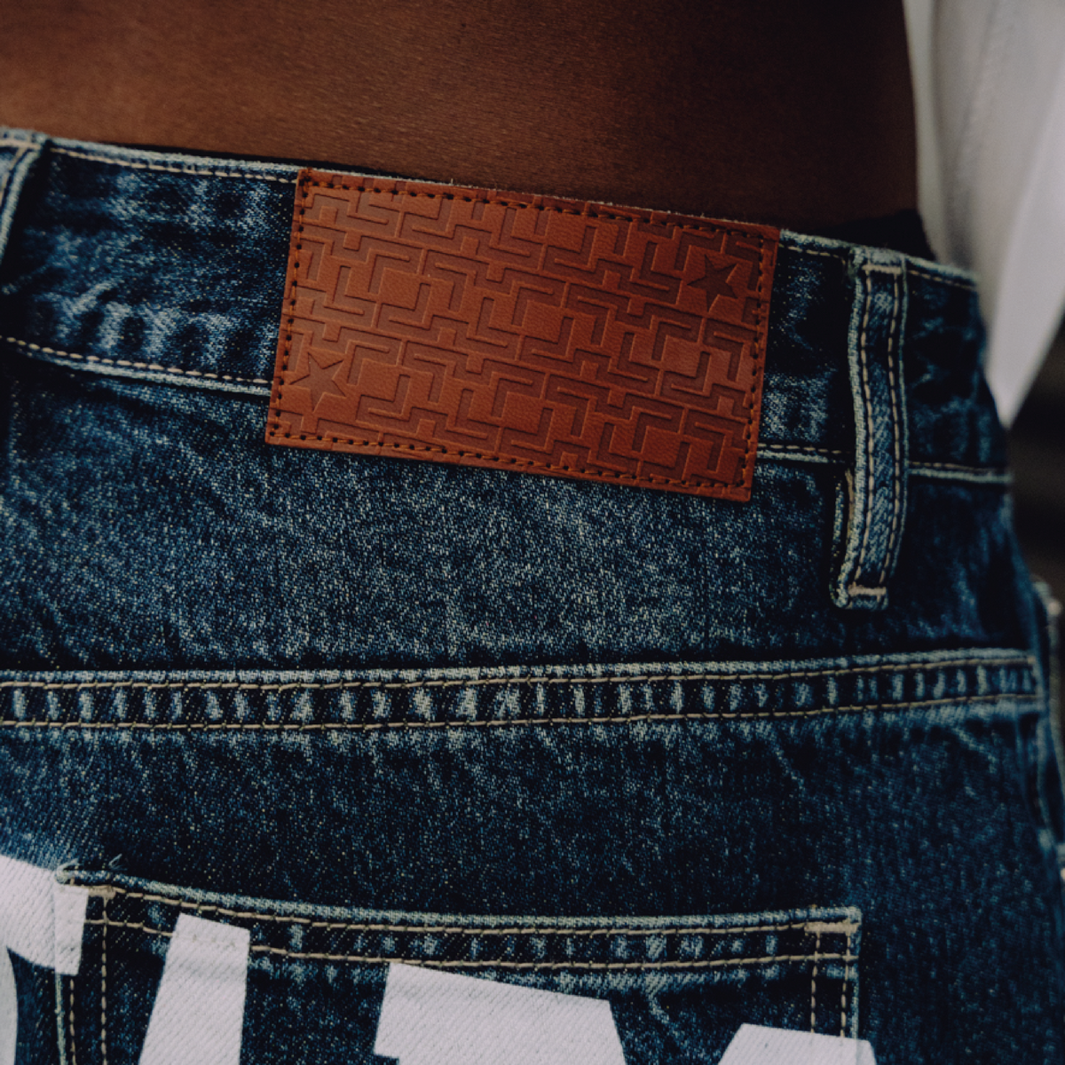 Washed Denim Shorts