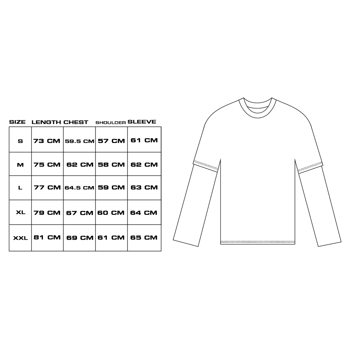 Rounded Logo Long-Sleeve T-Shirt – Two-Tone Khaki