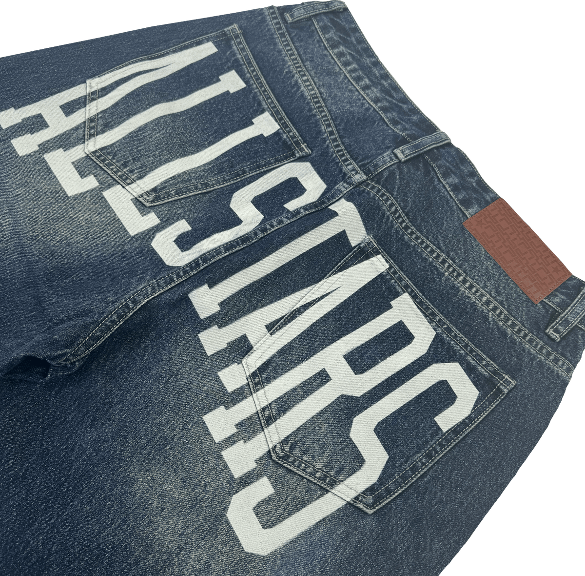 Washed Denim Shorts