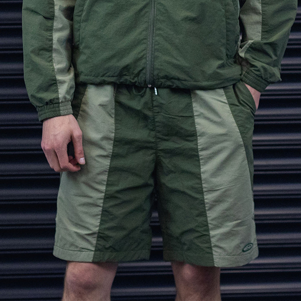 Nylon Shorts – Khaki