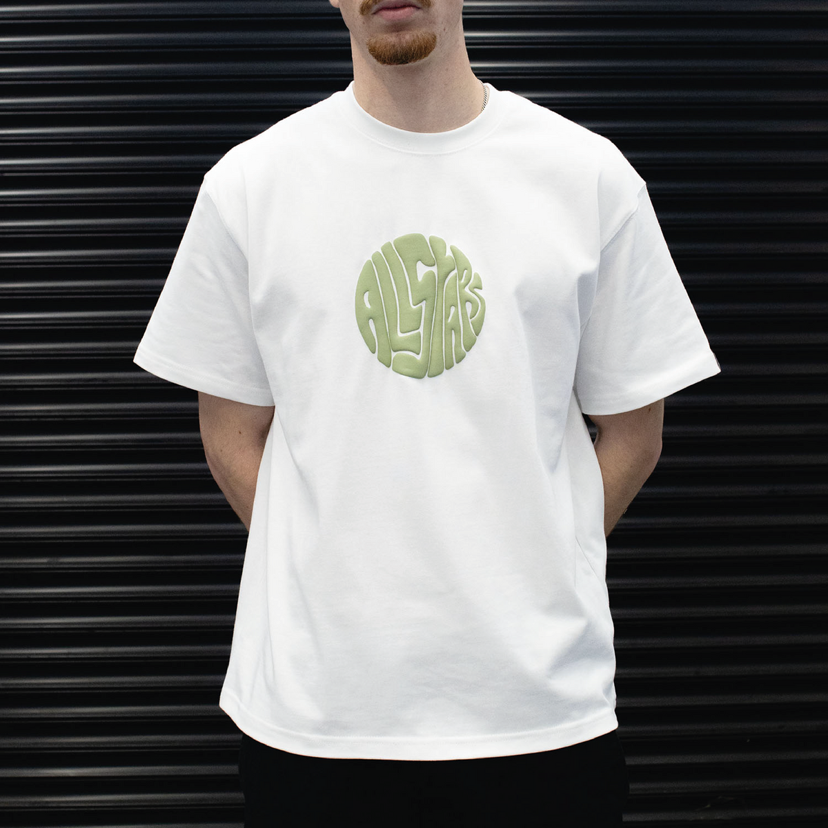 Rounded Logo T-Shirt – White