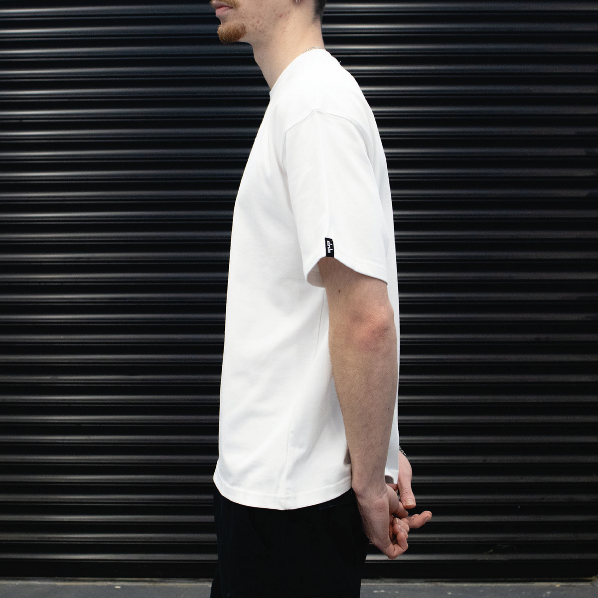 Rounded Logo T-Shirt – White