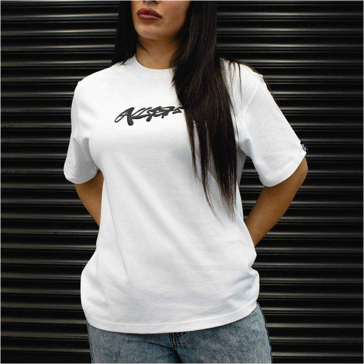 Script Logo T-Shirt – White