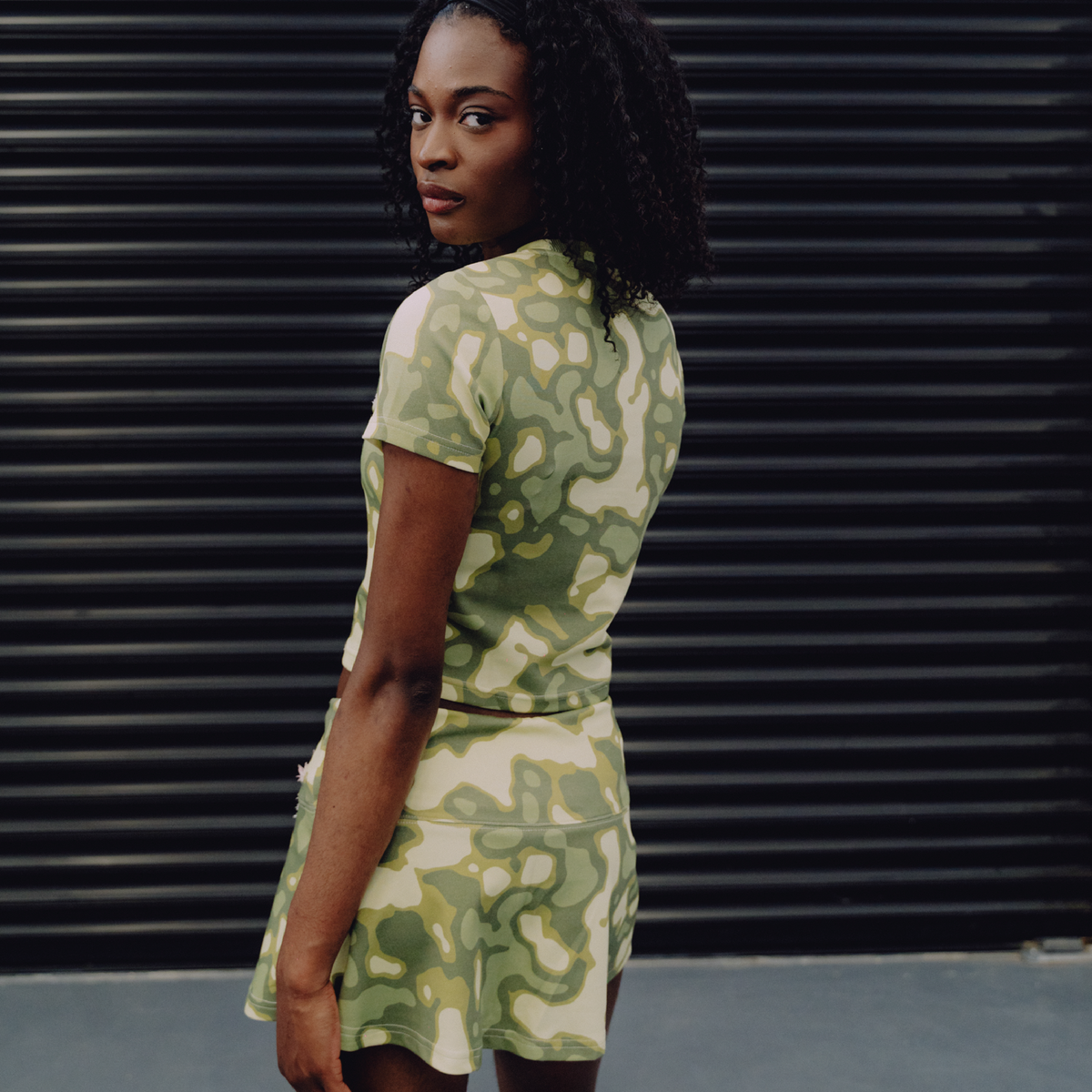 Camo Women's Tee & Skort Set