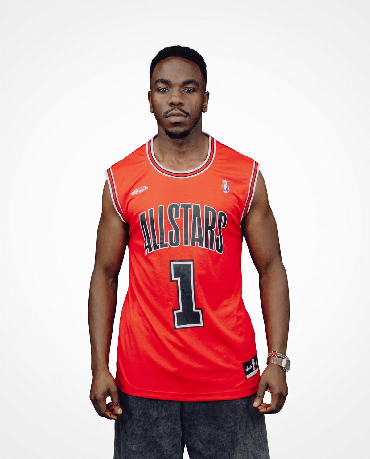 Basketball Jersey – Red – DnB Allstars