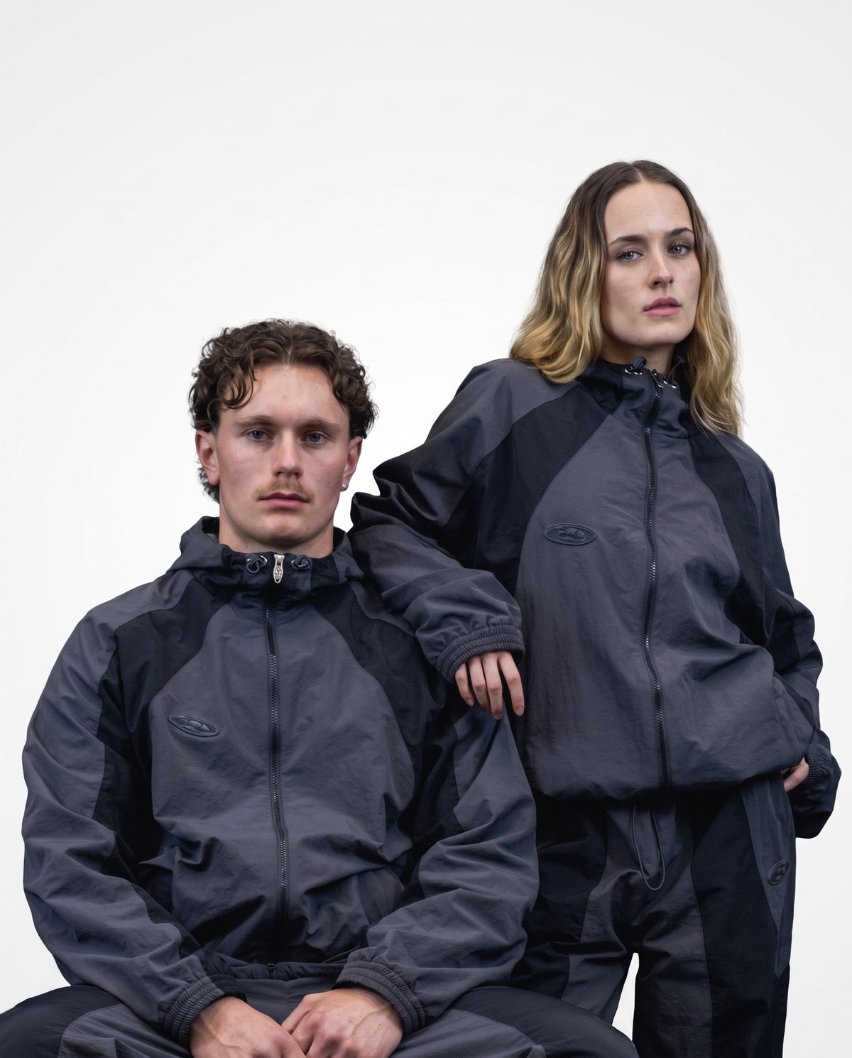 Nylon Joggers – Triple Black – DnB Allstars