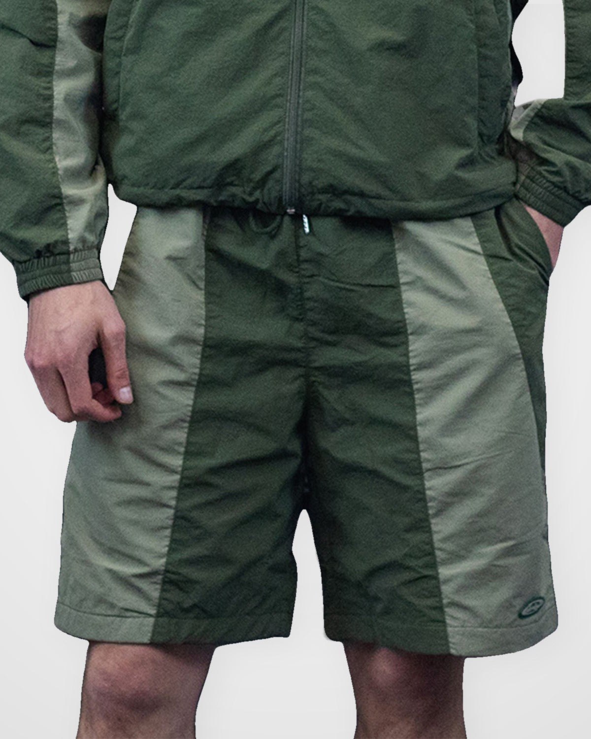 Nylon Shorts – Khaki – DnB Allstars