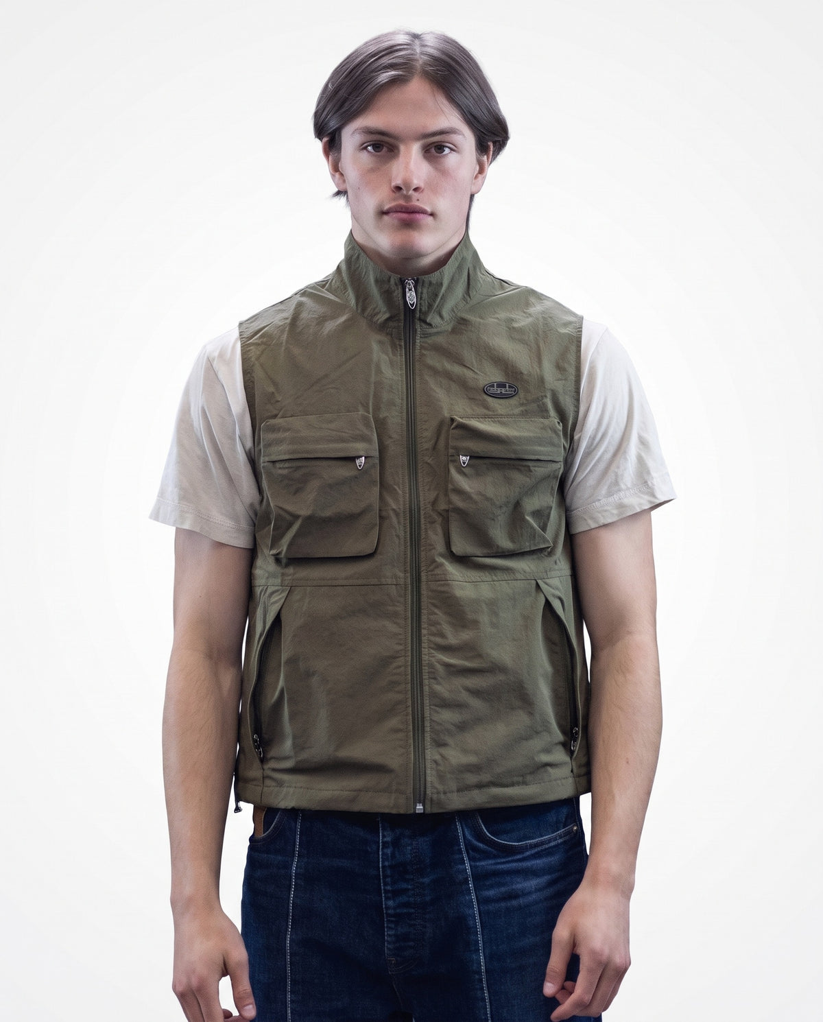 Utility Gilet – Khaki – DnB Allstars