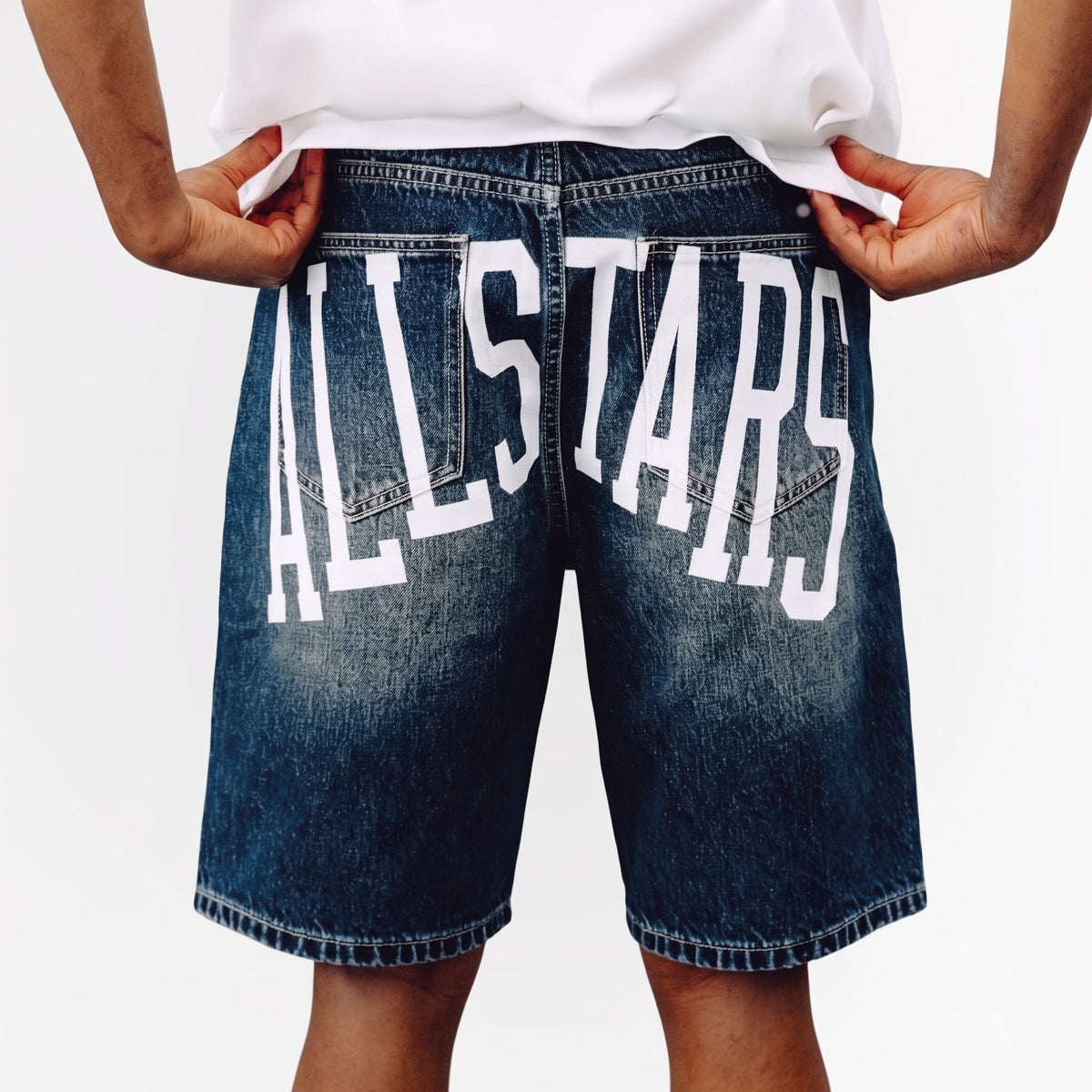 Washed Denim Shorts – DnB Allstars