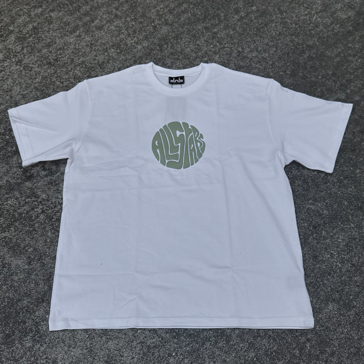 Rounded Logo T-Shirt – White