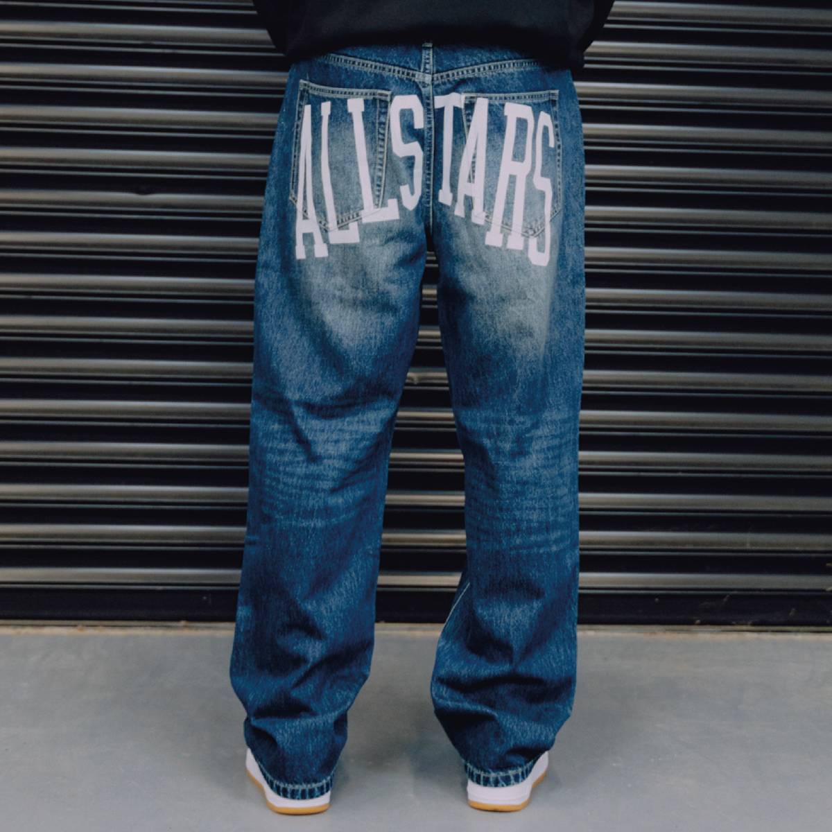Washed Denim Jeans