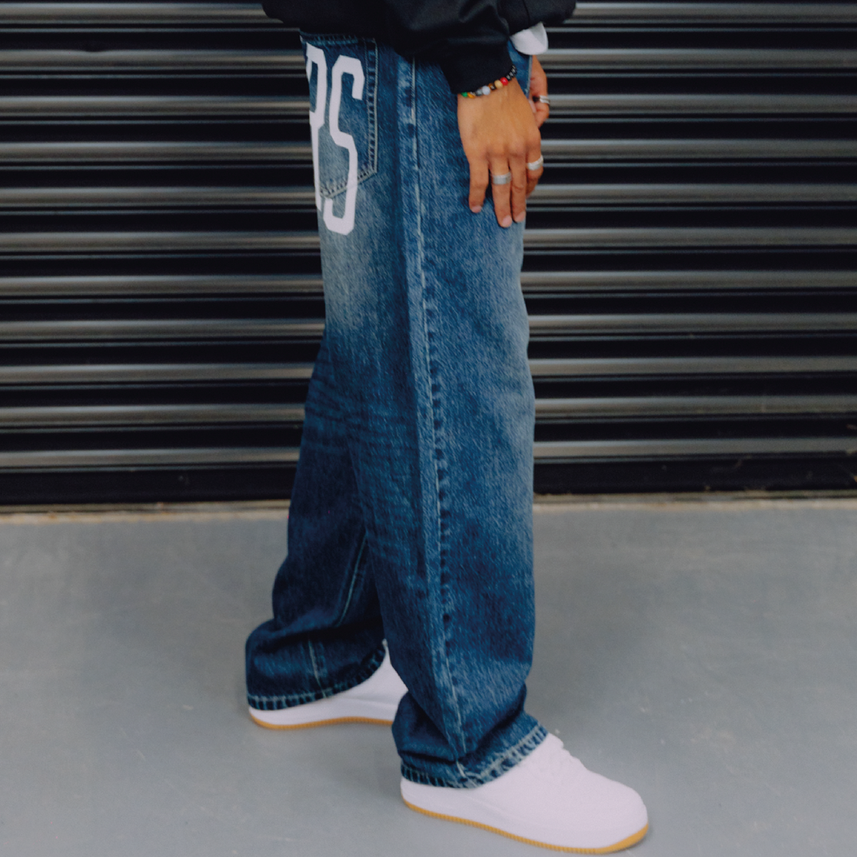 Washed Denim Jeans